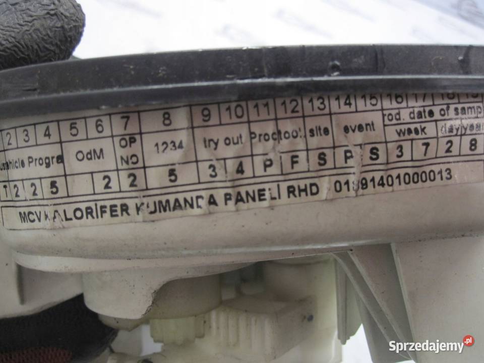 FIAT PUNTO II 05r panel klimatyzacji 189242000 Kielce