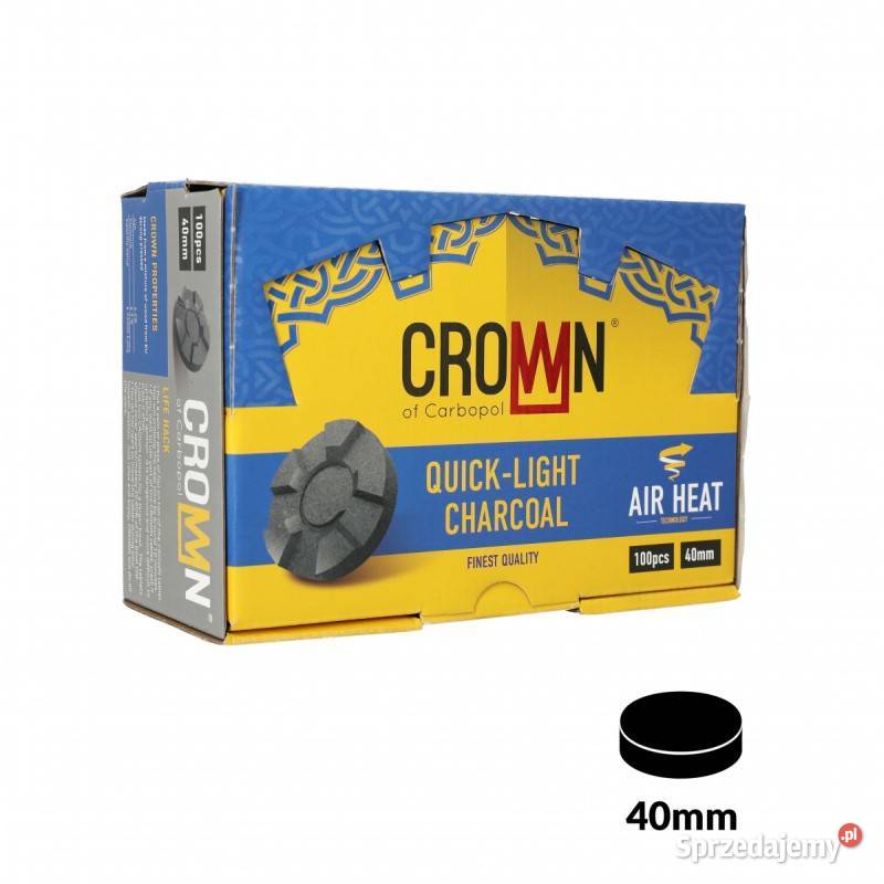Crown Of Carbopol Węgiel Samorozpalający do Antyki, Sztuka, Kolekcje łódzkie Łódź sprzedam