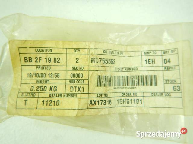 USZCZELNIACZ PÓŁOSI PRAWY MITSUBISHI LANCER 0309