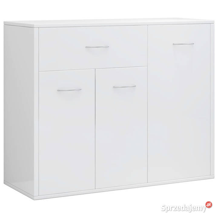 Szafka biała z połyskiem 88x30x70 materiał Warszawa