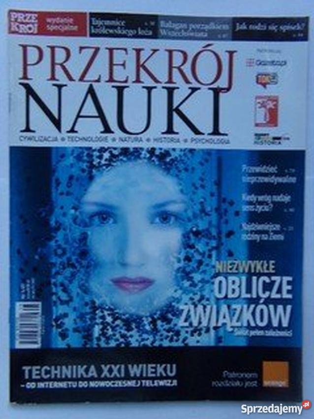 PRZEKRÓJ NAUKI NIEZWYKŁE OBLICZE ZWIĄZKÓW Warszawa sprzedam