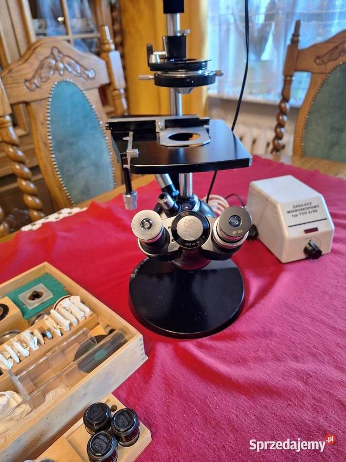 Mikroskop PZO Odwrócony sprzedam