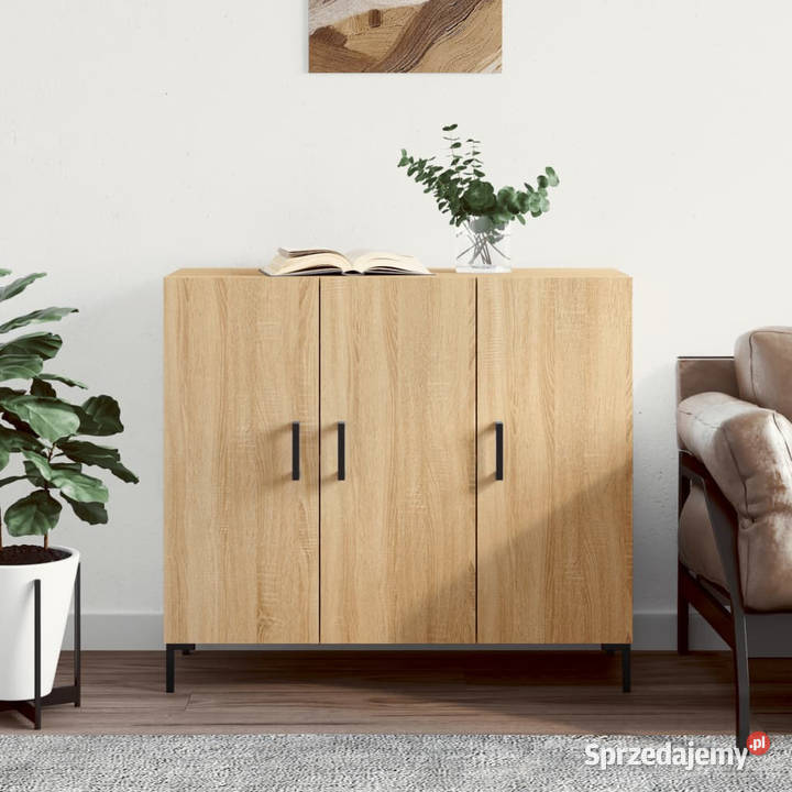 Szafka dąb sonoma 90x34x80 materiał Warszawa