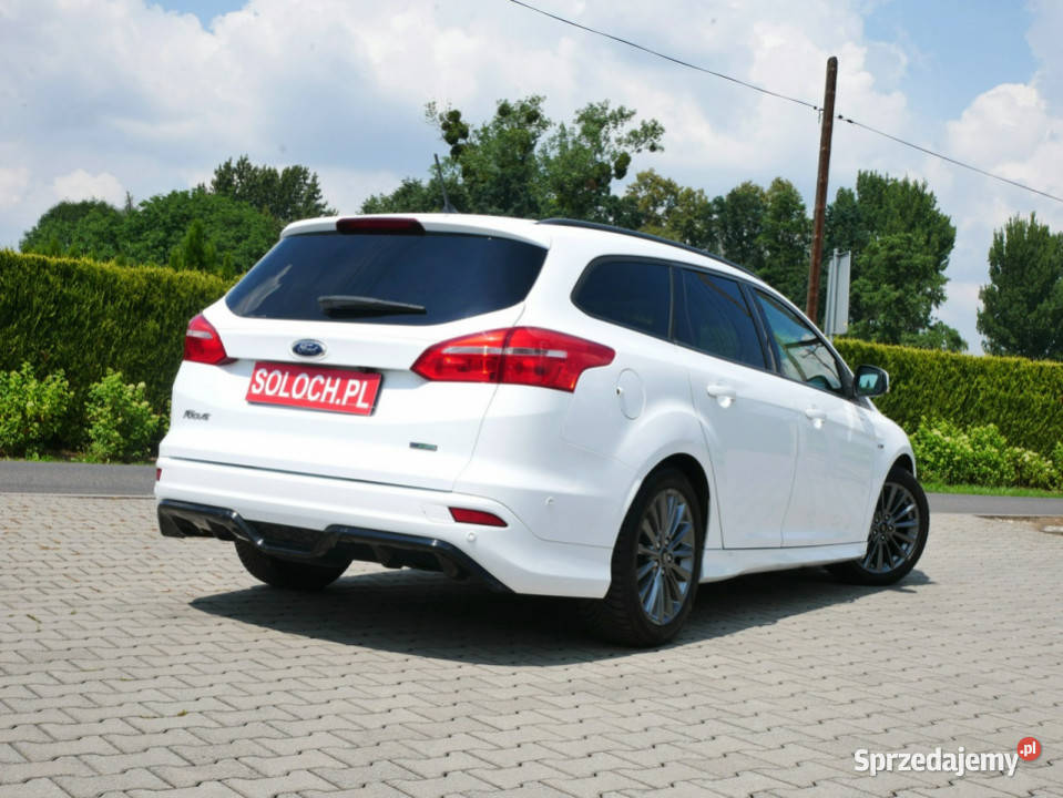 Ford Focus 10 EBst 125 Eu6 STLine Kombi Automat biały sprzedam