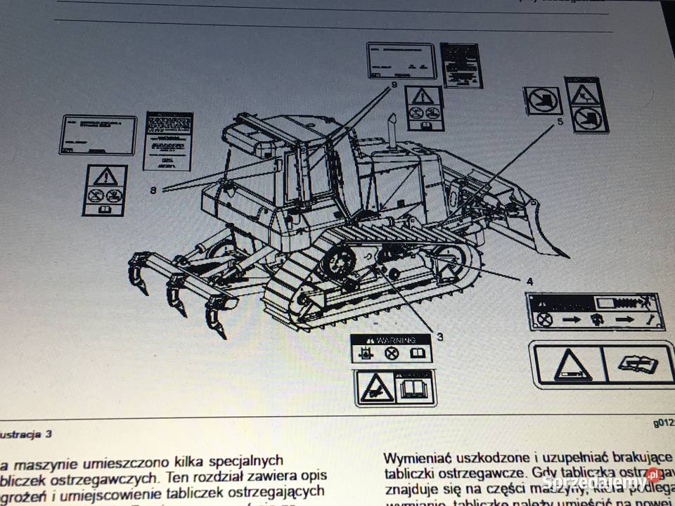 dtr instrukcja obsługi spycharka caterpillar d5n Szczecin
