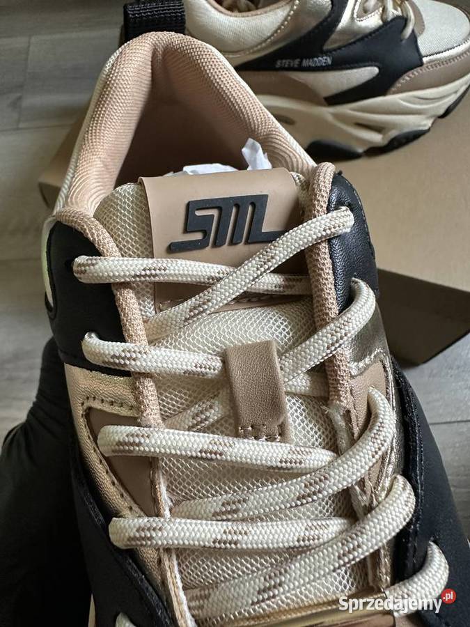Steve Madden Progressive sneakersy Khaki Black r Obuwie sportowe Wrocław