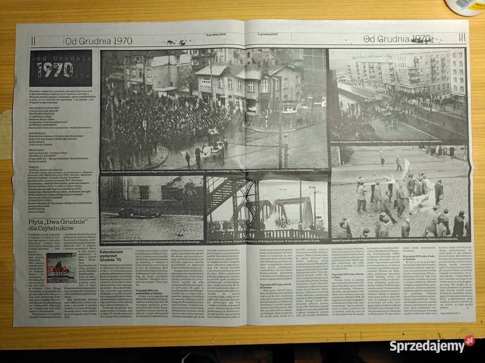 Grudzień 1970r przebieg wydarzeń na Wybrzeżu Gdynia