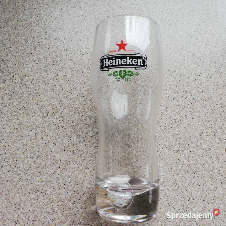 Szklanki do piwa Heineken 6 oryginalne kufle łódzkie Sieradz