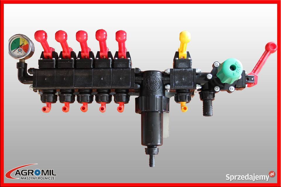 Zawór rozdzielacz manualny 3 5 sekcyjny Duro