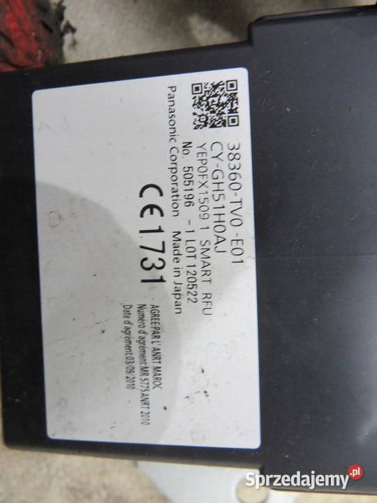 MODUŁ STEROWNIK CIVIC IX 38360TV0E01 osobowe sprzedam