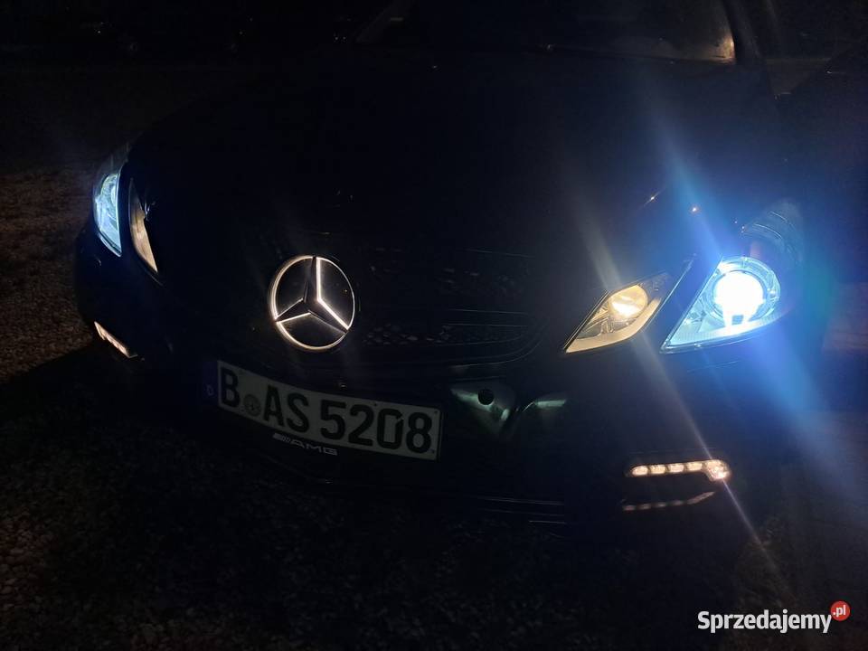 Mercedes E350 AMG Cabrio 30V6 Czarny z Niemiec 2998cm3 Pleszówka sprzedam