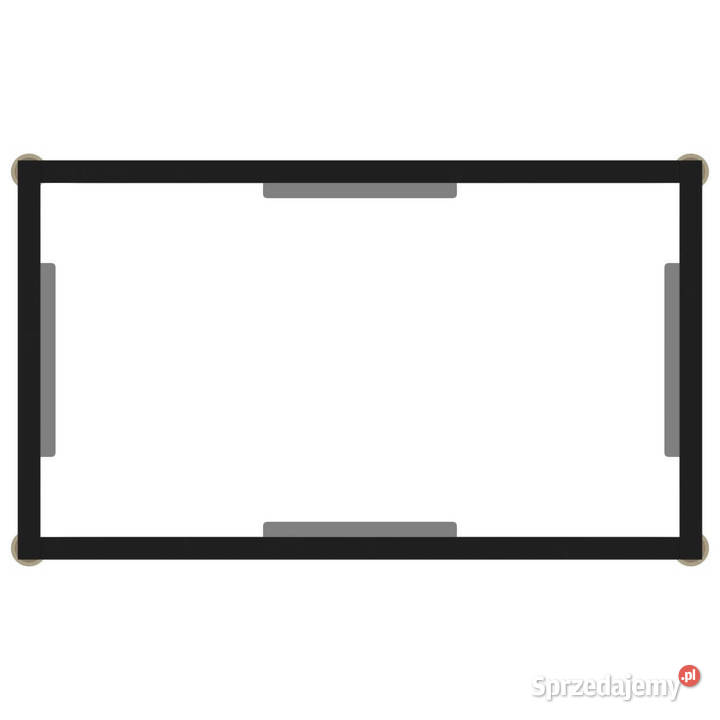 Stolik konsolowy przezroczysty 60x35x75 szkło sprzedam