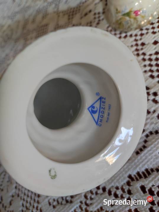 świecznik porcelanowy Chodzież złota róża Iwona Pozostałe Kielce