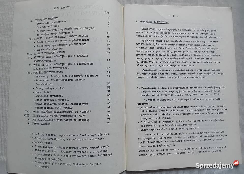 Broszura Informacja turystów wyjeżdżających wielkopolskie Koźminek