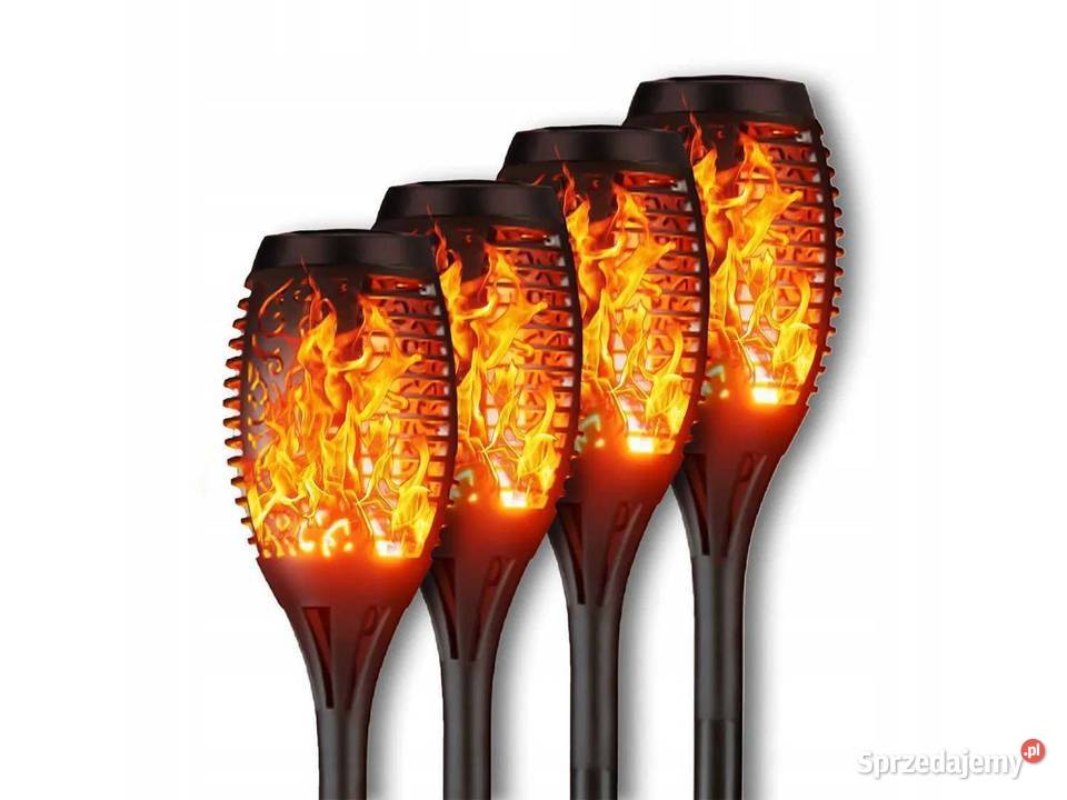Lampa ogrodowa LED efekt płomienia 4 SZTUKI małopolskie Kraków sprzedam