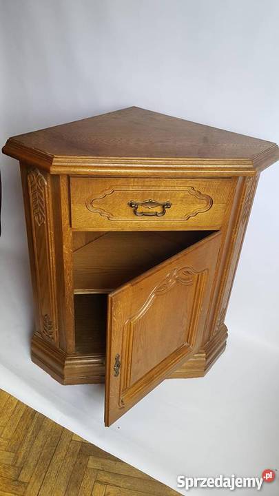 Komoda Swarzędz dębowa w komplecie ze stolikiem Warszawa