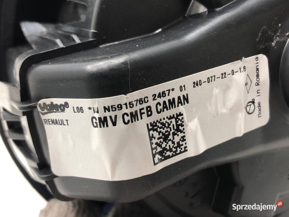 DMUCHAWA NAWIEWU DACIA DUSTER N591576C