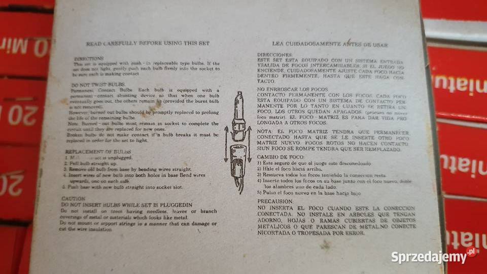 Lampki choinkowe 20 multikolor kolorowe 230v Dekoracje i ozdoby wielkopolskie Poznań