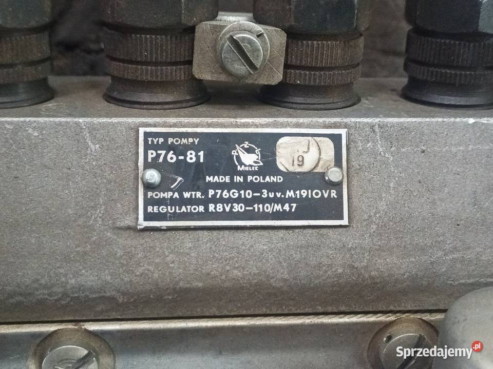 Pompa wtryskowa 6cyl P7681 Bizon kombajn