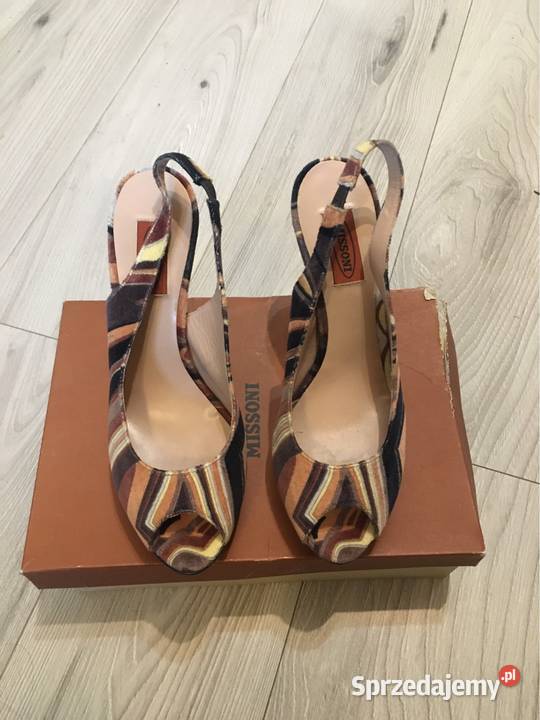 Sandałki damskie na obcasie Missoni 40 Skawina