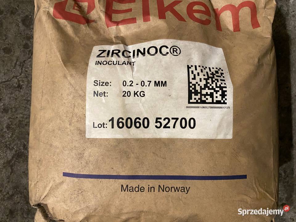 Żelazokrzem pylisty ELKEM do modyfikacji żeliwa lubuskie Nowa Sól