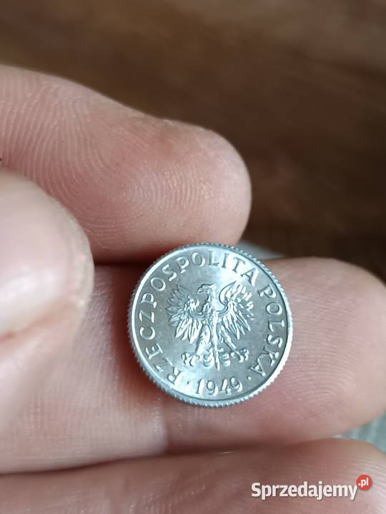 Sprzedam 1 grosz 1949 r bbbb Numizmatyka Numizmatyka Chełm sprzedam