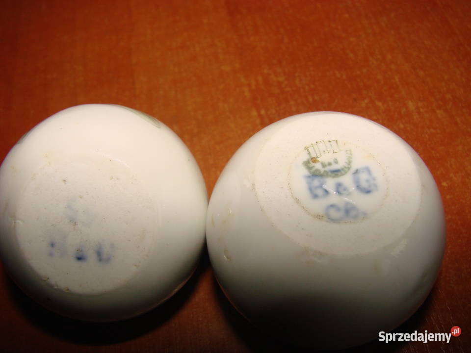 BG Bing Grondahl porcelanowe kulki podstawki Pruszcz Gdański