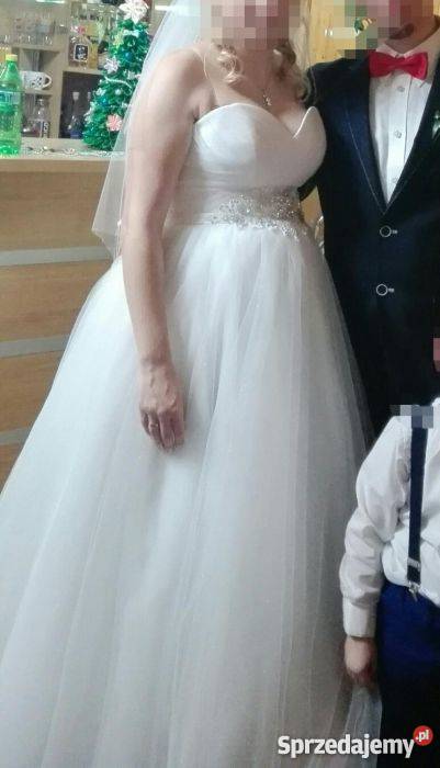 Piękna suknia ślubna może być ciążowa Białystok