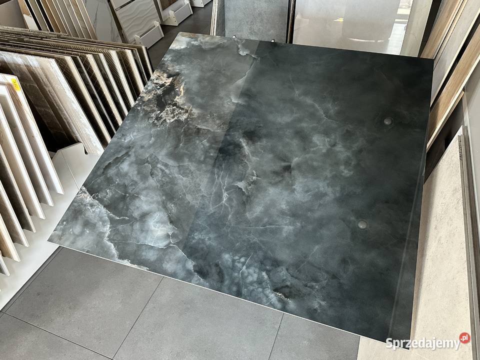 PŁYTKA gres AQUAMARINE BLACK POLER 1198X1198 GAT