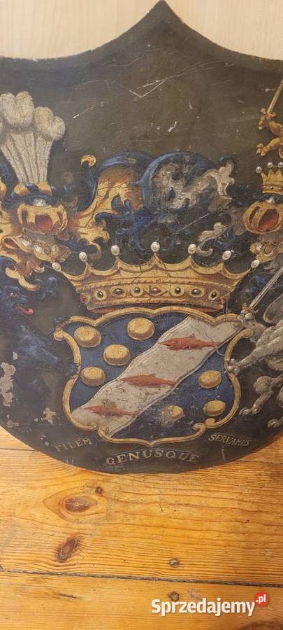 Oryginalna Tarcza Herbowa FreihereenBaronów von Pozostałe wielkopolskie Poznań sprzedam