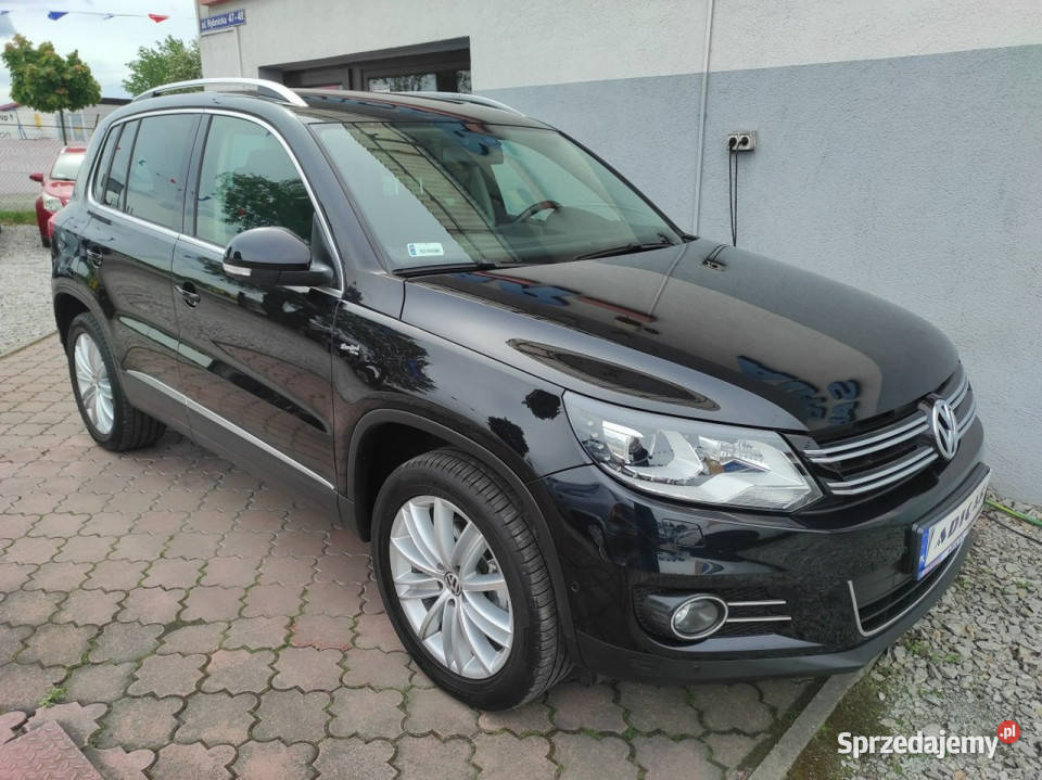 Volkswagen Tiguan FL 4X4 krajowy jeden wł z światła do jazdy dziennej śląskie Racibórz