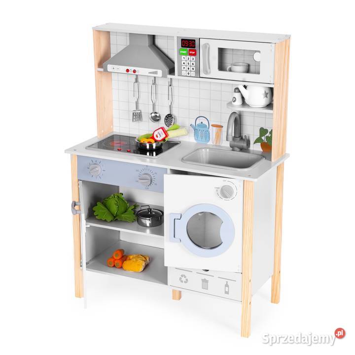 Drewniana kuchnia dzieci ECOTOYS 935 dźwięki opolskie
