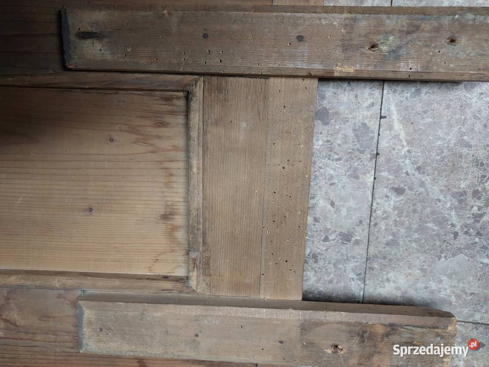 Stara drewniana nadstawka szafki komody lustra