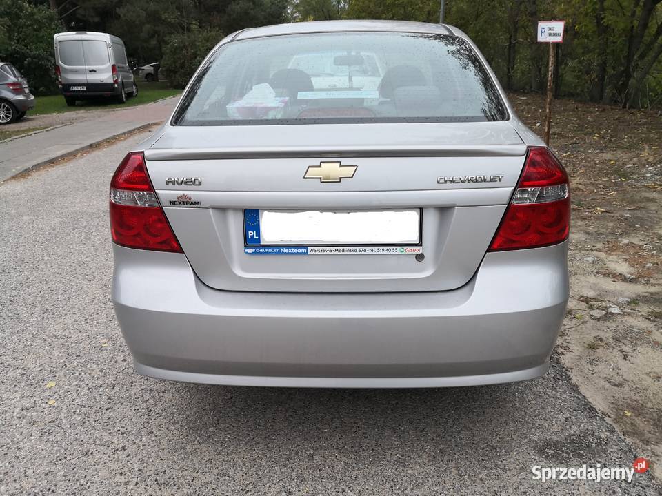 Chevrolet Aveo Sedan T250 Gaz LPG bezwypadkowy Warszawa