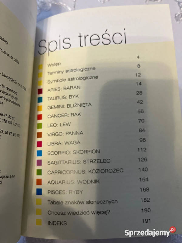 Książka Znaki zodiaku Bielsko-Biała sprzedam