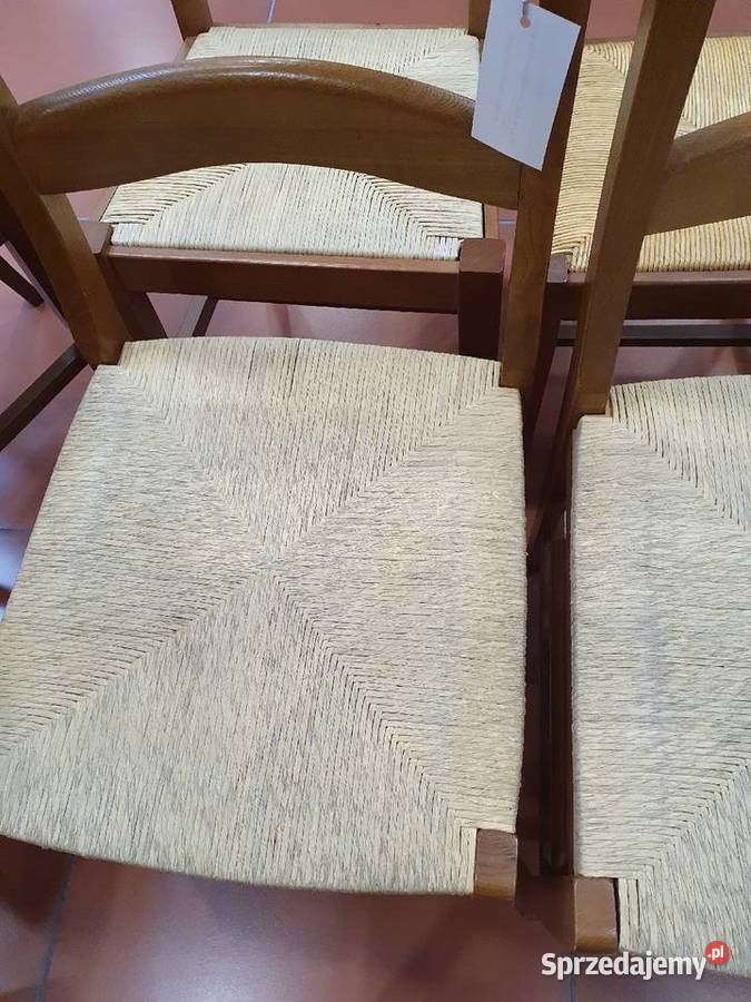 KRZESŁA 2 klasyczne włoskie rustykalne orzech Lublin