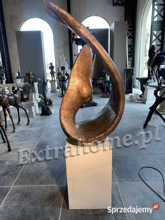 OBSERWUJ Niedźwiedź figura z brązu H200 Katowice