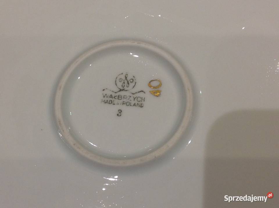 Duży Talerz Patera Pólmisek Porcelana WAŁBRZYCH Nowa Sól