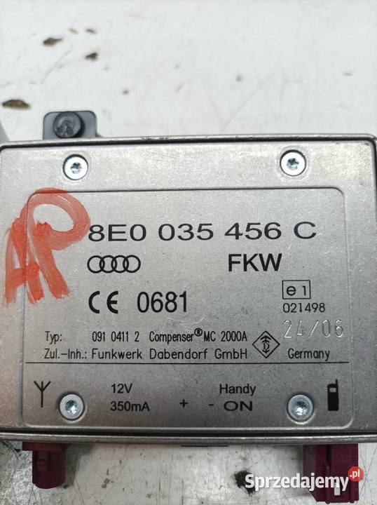 WZMACNIACZ KOMPLET 8E0035456C 8P0862335H Audi A4