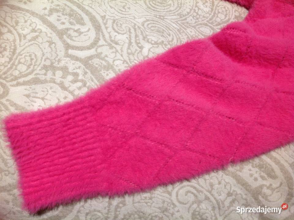 Milutki Sweter Różowy Damski S Nowy sprzedam