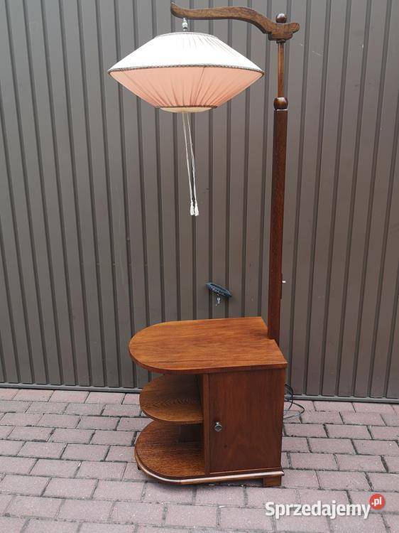 Lampa Podłogowa Ze Stolikiem Art Deco Stojąca Meble Swarzędz sprzedam