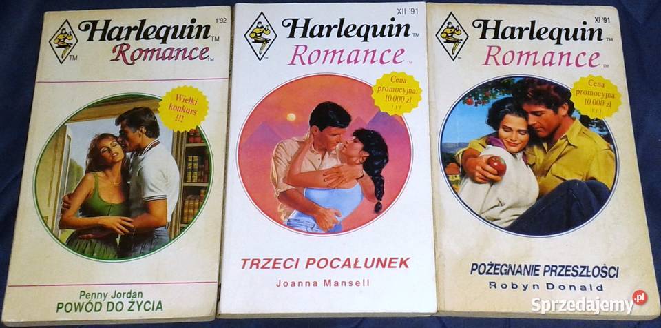 Harlequin Książki romanse 27 części Rok wydania 1992