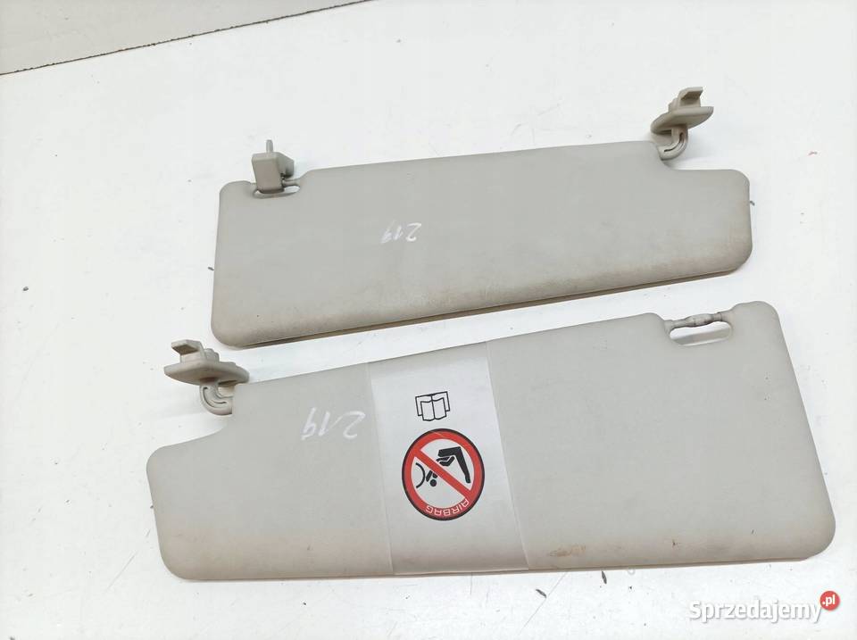 DASZKI PRZECIWSŁONECZNE LEWY PRAWY KOMPLET Fiat