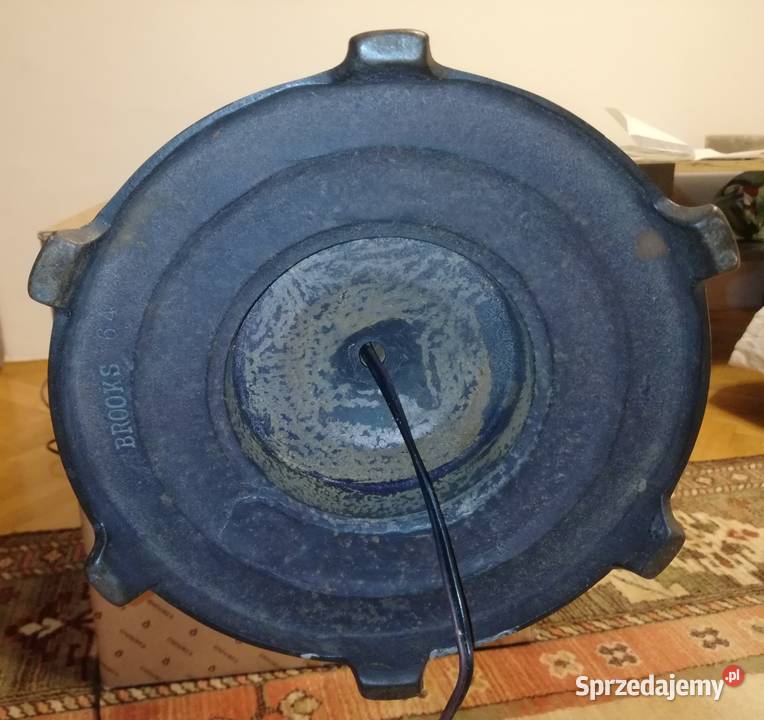 Lampa stojąca z abażurem przedwojenny Antyk