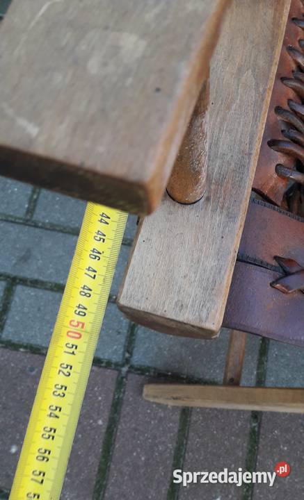 Krzesło reżysera składane fotel reżysera PRL Meble pomorskie Gdynia