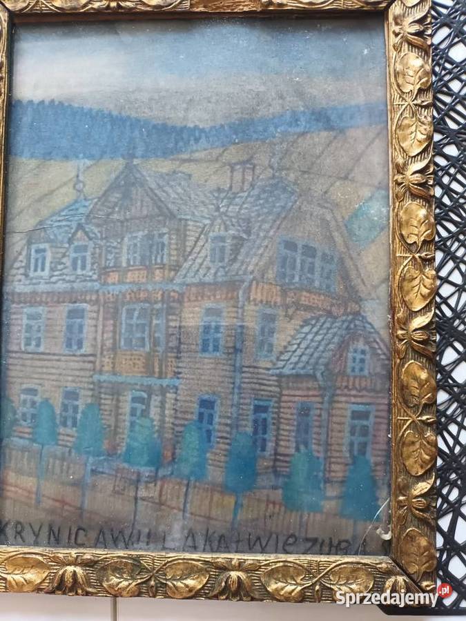 Akwarela pejzaż architektury pomorskie Malbork