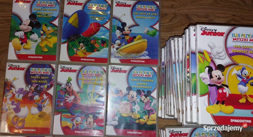 Klub Przyjaciół Myszki Miki 27 DVD Polski Włocławek sprzedam