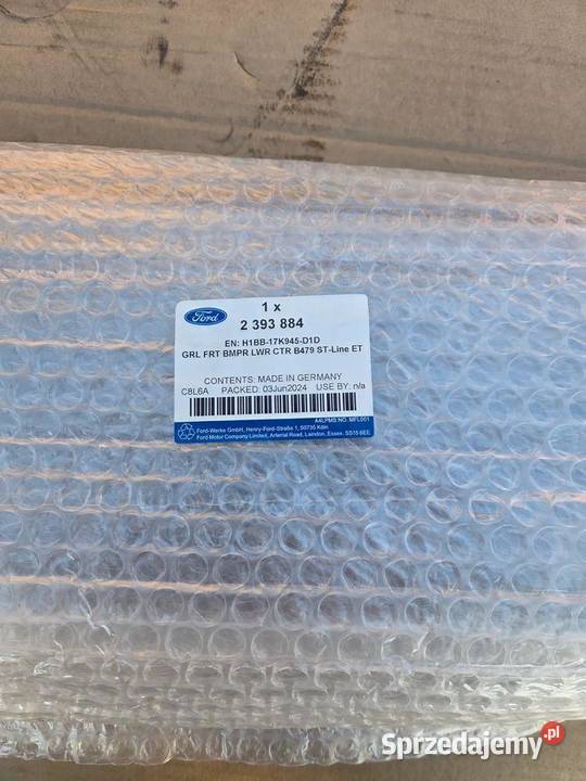 Kratka środkowa Ford Fiesta MK8 STLine 2393884 dolnośląskie