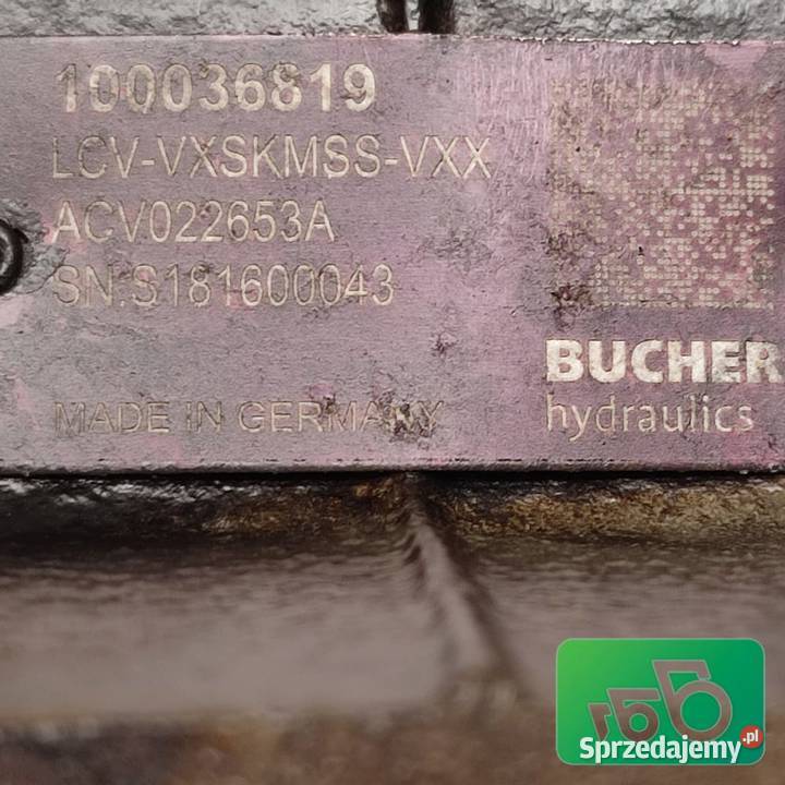 Rozdzielacz hydrauliczny 4BM50 BUCHER ACV022653A Wilkowo sprzedam