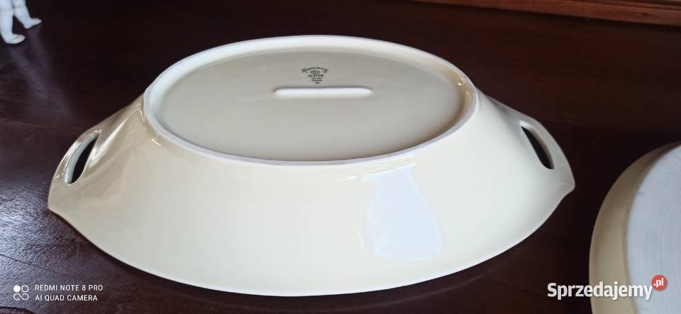 Patera KPM Krister Royal Ivory Niebieskie kwiaty pomorskie Gdańsk